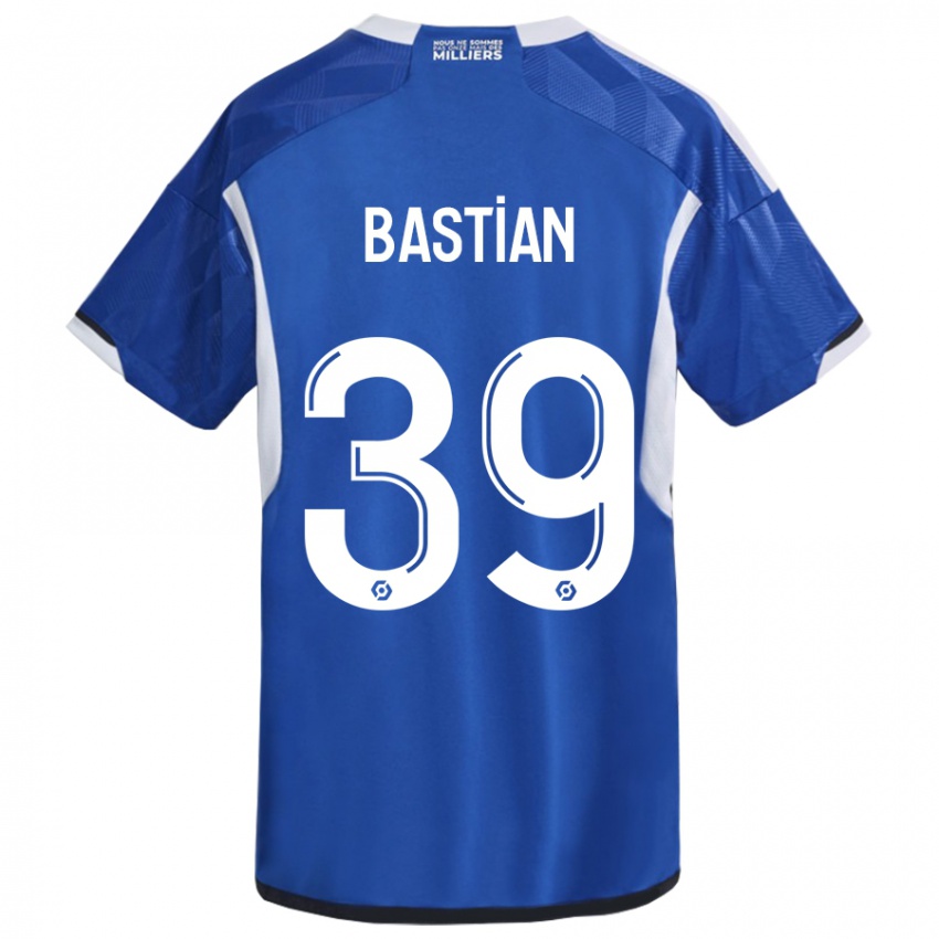 Hombre Camiseta Maxime Bastian #39 Azul 1ª Equipación 2023/24 La Camisa