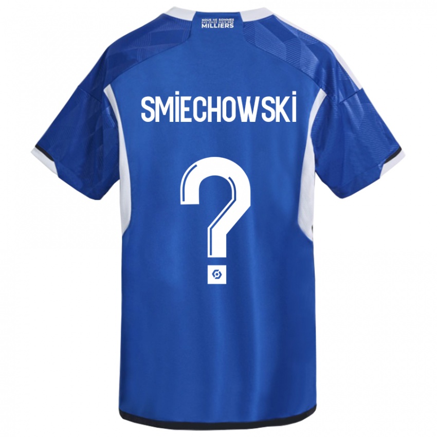 Hombre Camiseta Artur Smiechowski #0 Azul 1ª Equipación 2023/24 La Camisa