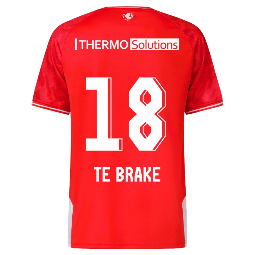 Hombre Camiseta Sophie Te Brake #18 Rojo 1ª Equipación 2023/24 La Camisa
