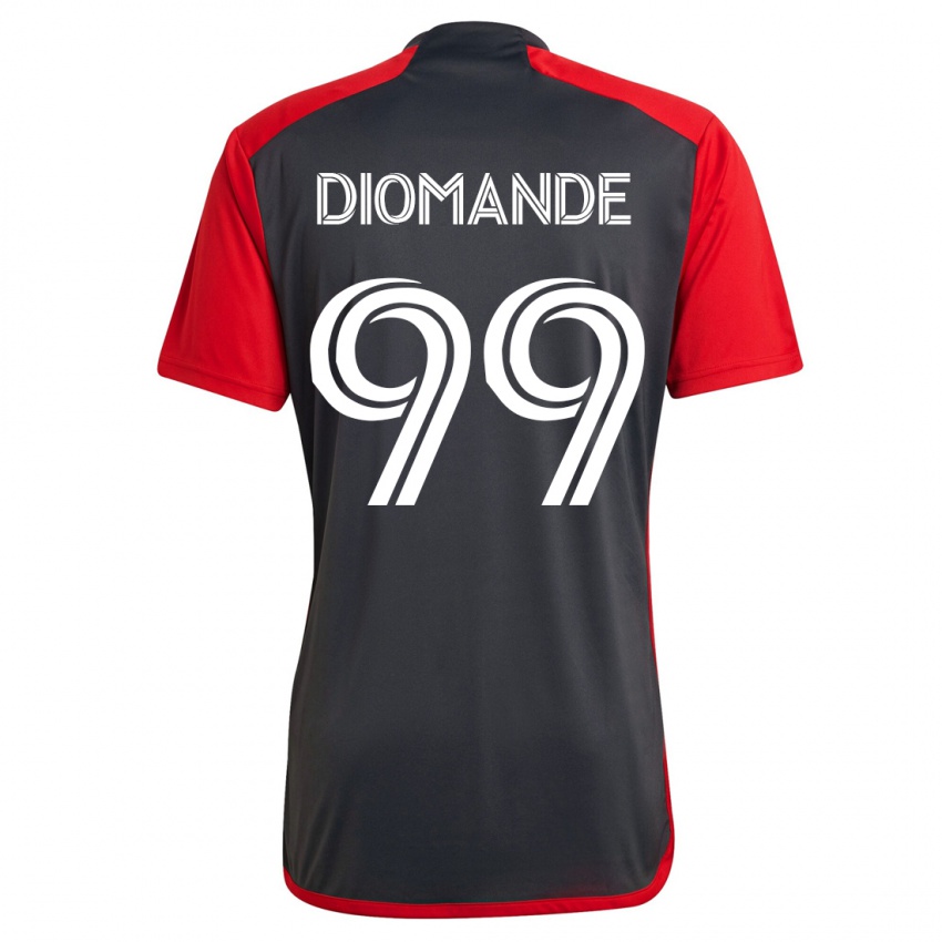 Hombre Camiseta Adama Diomande #99 Gris 1ª Equipación 2023/24 La Camisa