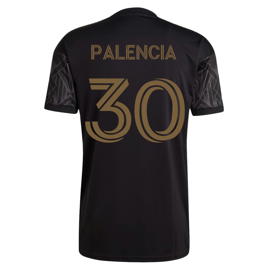 Hombre Camiseta Sergi Palencia #30 Negro 1ª Equipación 2023/24 La Camisa