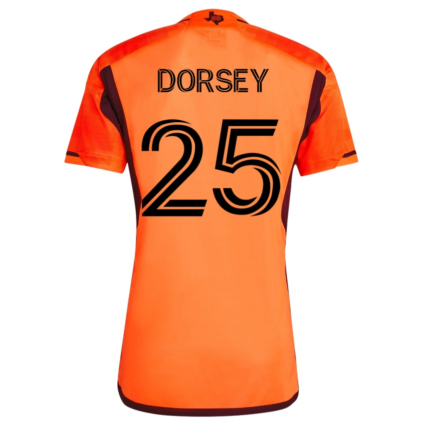 Hombre Camiseta Griffin Dorsey #25 Naranja 1ª Equipación 2023/24 La Camisa