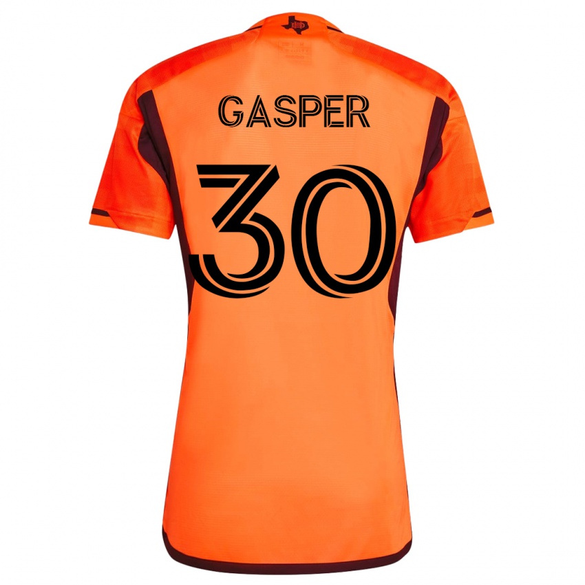 Hombre Camiseta Chase Gasper #30 Naranja 1ª Equipación 2023/24 La Camisa