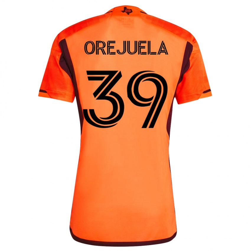 Hombre Camiseta Jesus Orejuela #39 Naranja 1ª Equipación 2023/24 La Camisa