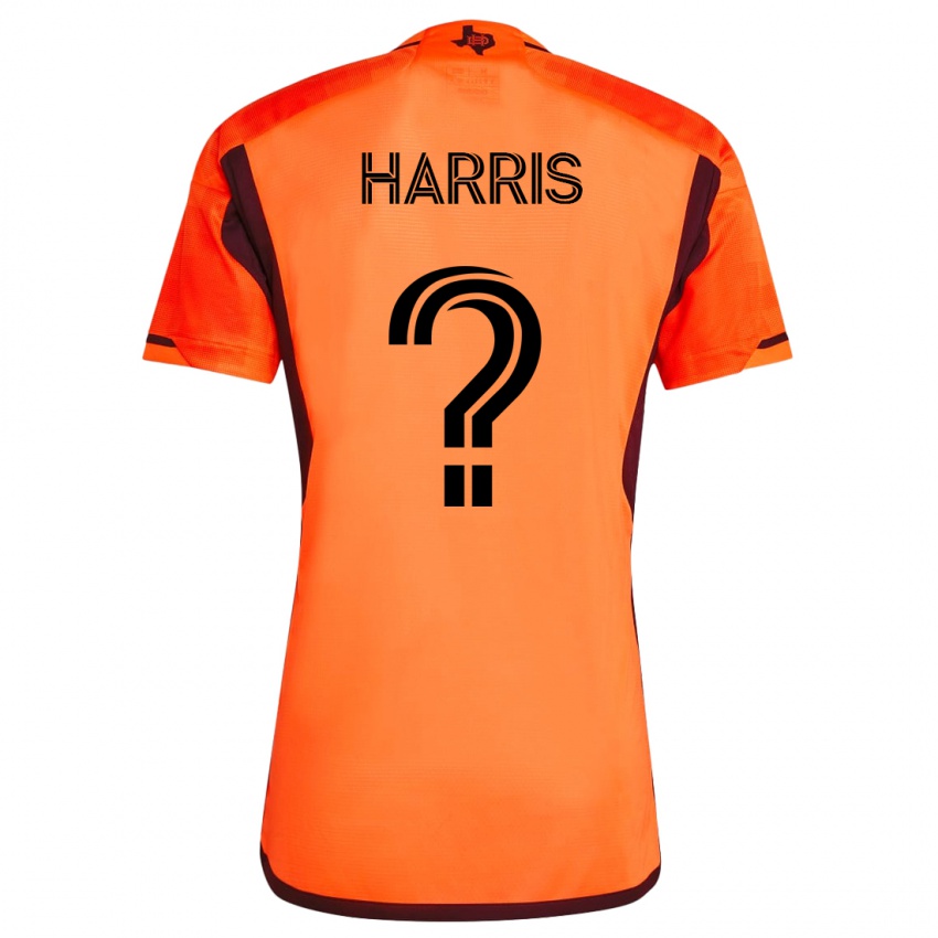 Hombre Camiseta Micah Harris #0 Naranja 1ª Equipación 2023/24 La Camisa