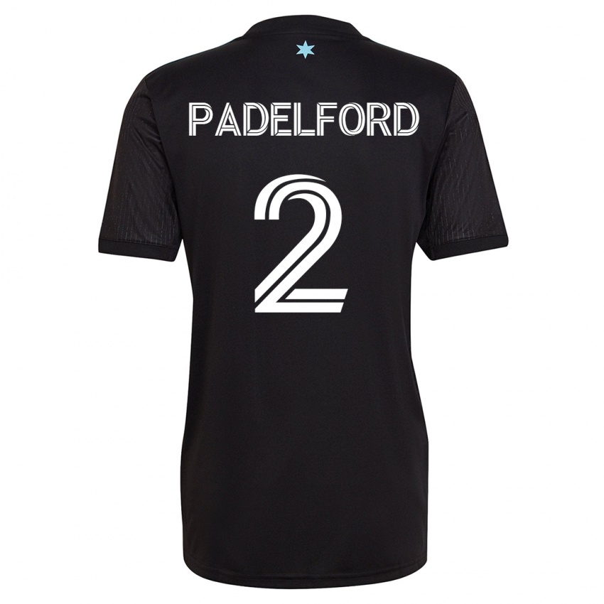 Hombre Camiseta Devin Padelford #2 Negro 1ª Equipación 2023/24 La Camisa