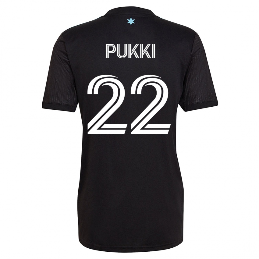 Hombre Camiseta Teemu Pukki #22 Negro 1ª Equipación 2023/24 La Camisa