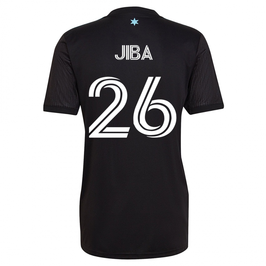 Hombre Camiseta Ryen Jiba #26 Negro 1ª Equipación 2023/24 La Camisa