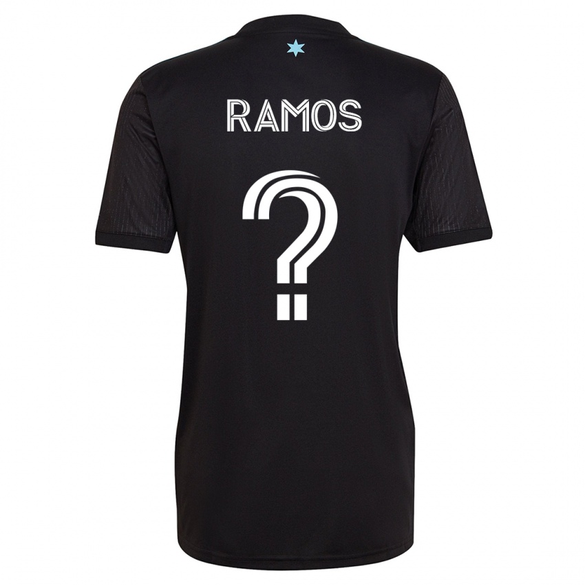 Hombre Camiseta Jason Ramos #0 Negro 1ª Equipación 2023/24 La Camisa