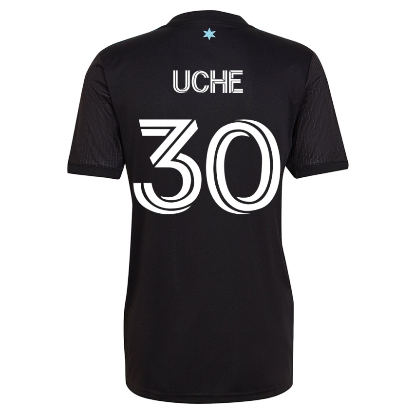 Hombre Camiseta Cc Uche #30 Negro 1ª Equipación 2023/24 La Camisa
