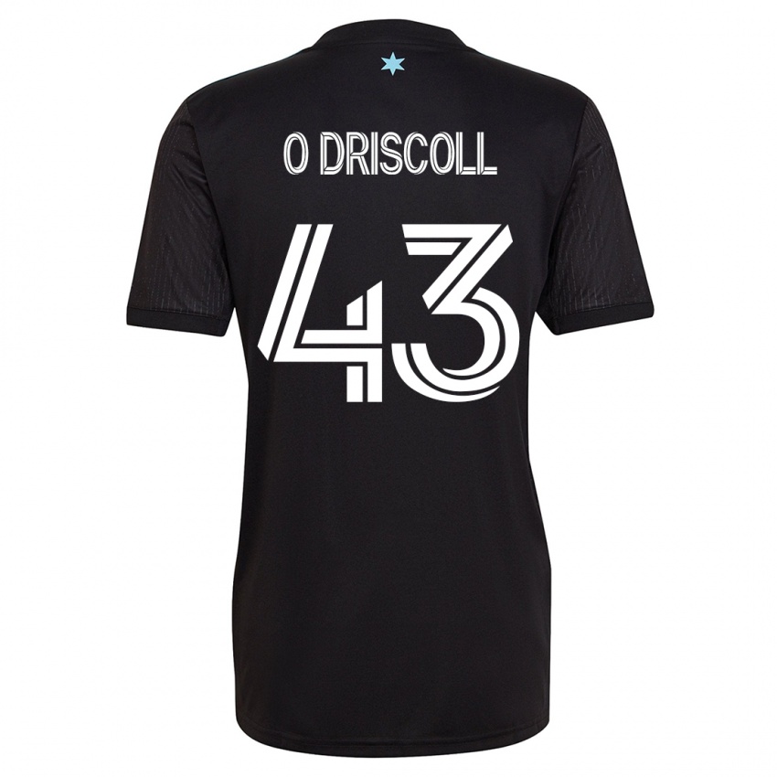 Hombre Camiseta Rory O'driscoll #43 Negro 1ª Equipación 2023/24 La Camisa