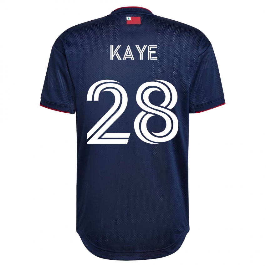 Hombre Camiseta Mark-Anthony Kaye #28 Armada 1ª Equipación 2023/24 La Camisa