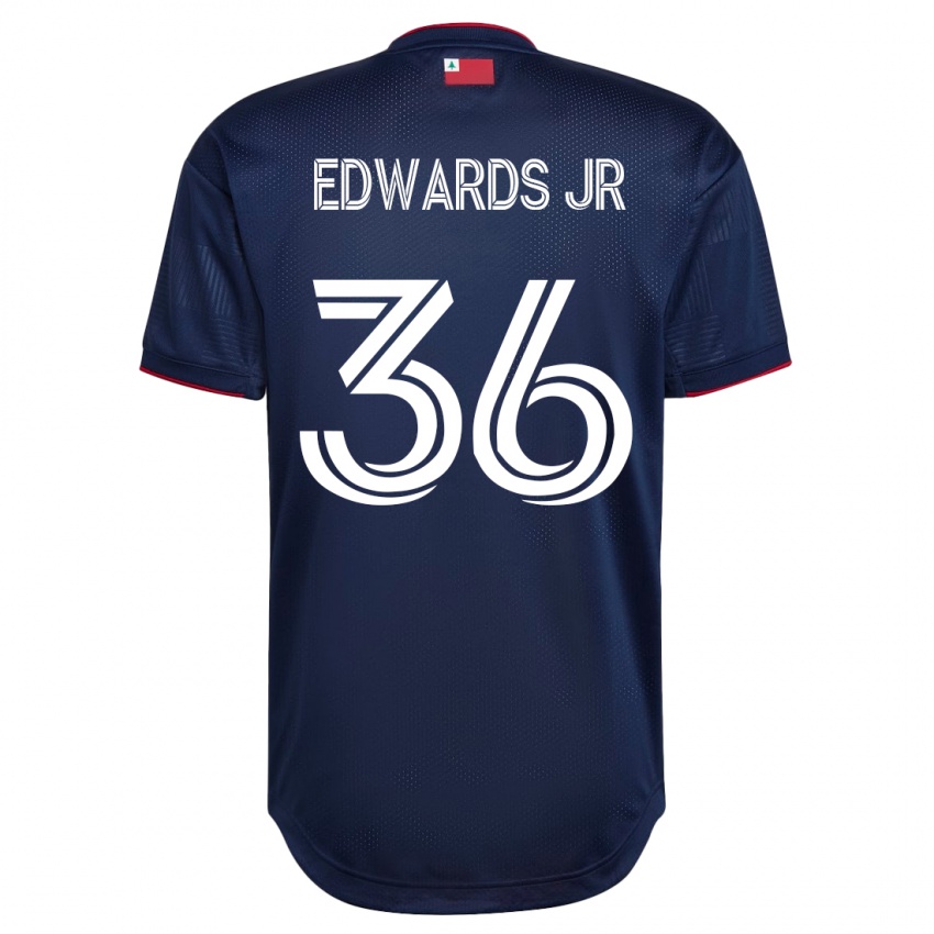 Hombre Camiseta Earl Edwards Jr. #36 Armada 1ª Equipación 2023/24 La Camisa