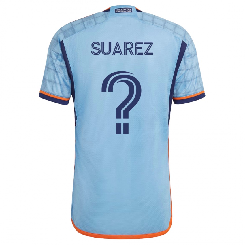 Hombre Camiseta Anthony Suarez #0 Azul 1ª Equipación 2023/24 La Camisa