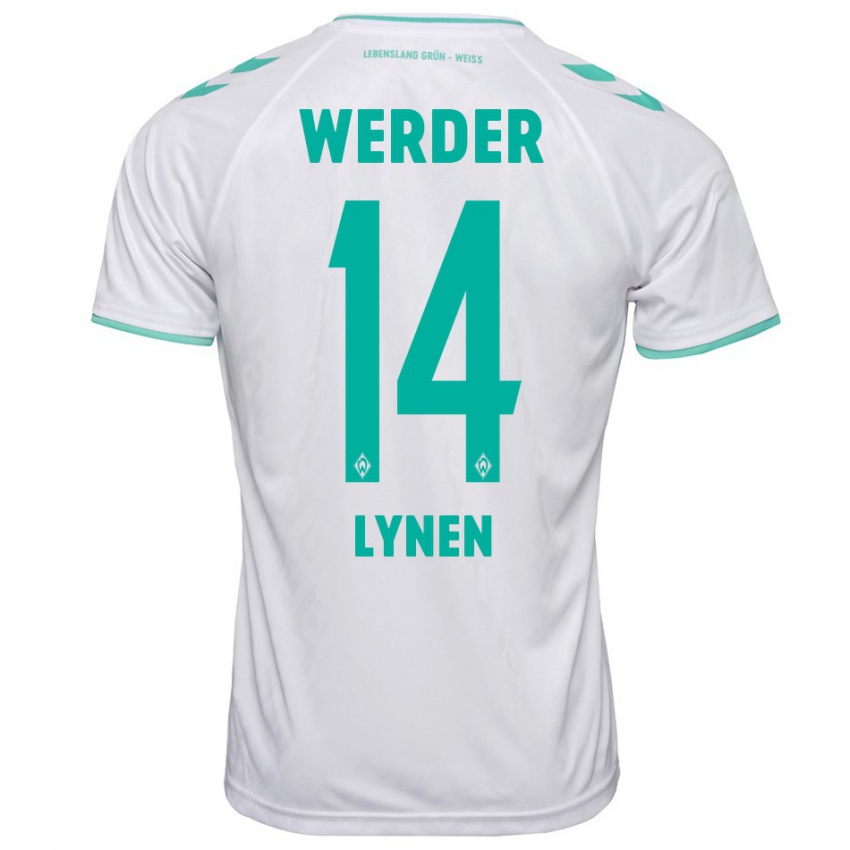 Hombre Camiseta Senne Lynen #14 Blanco 2ª Equipación 2023/24 La Camisa