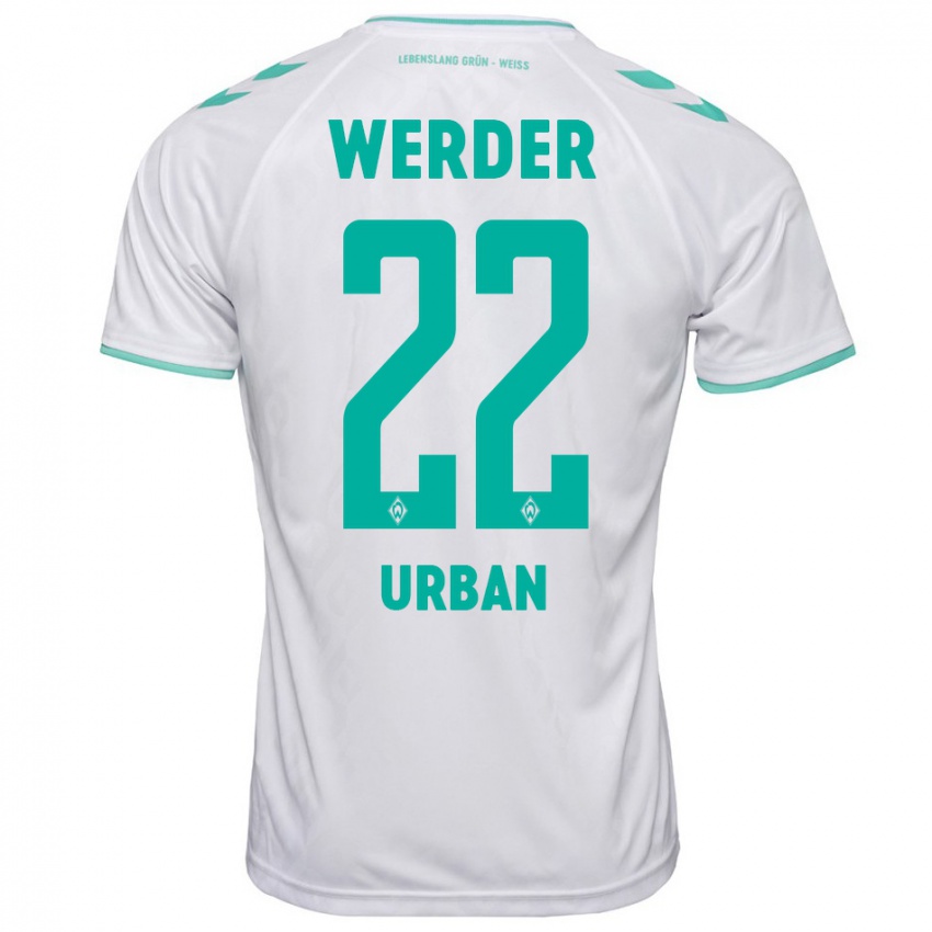 Hombre Camiseta Linus Urban #22 Blanco 2ª Equipación 2023/24 La Camisa