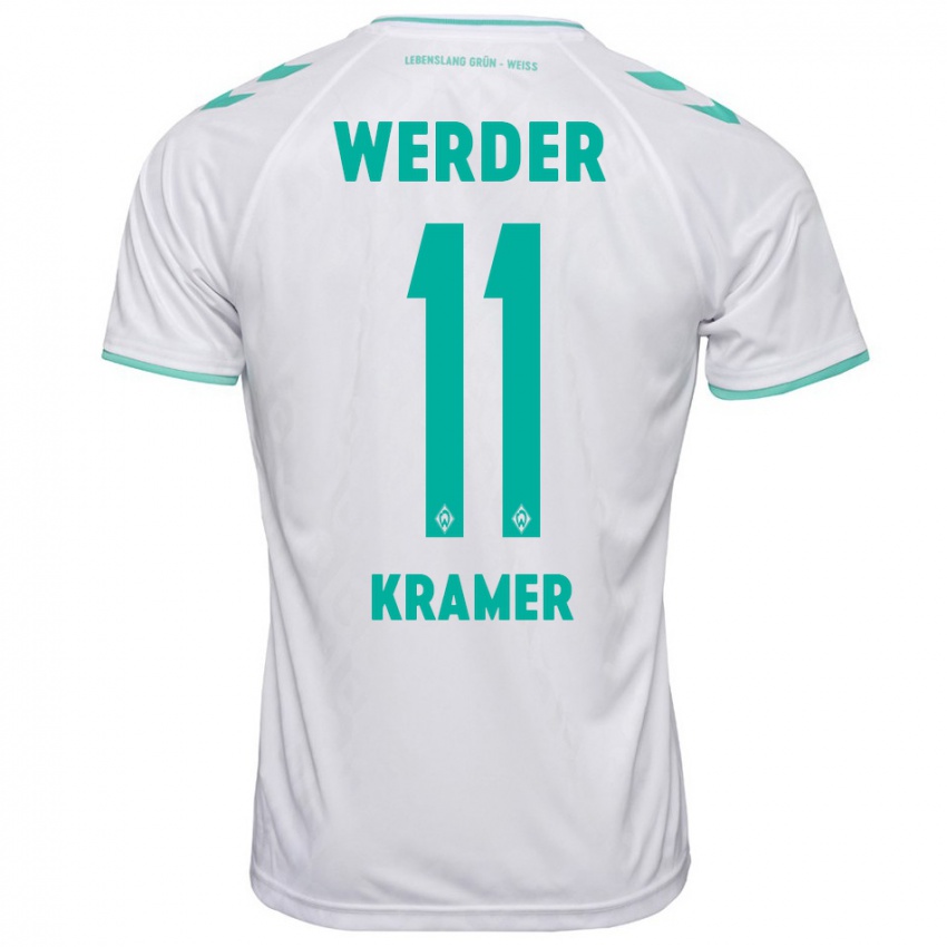 Hombre Camiseta Levi-Marinus Kramer #11 Blanco 2ª Equipación 2023/24 La Camisa