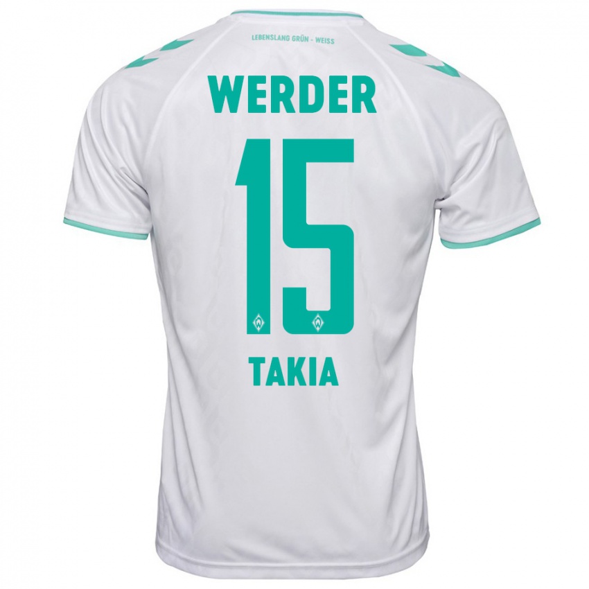 Hombre Camiseta Toirik Onlam Takia #15 Blanco 2ª Equipación 2023/24 La Camisa