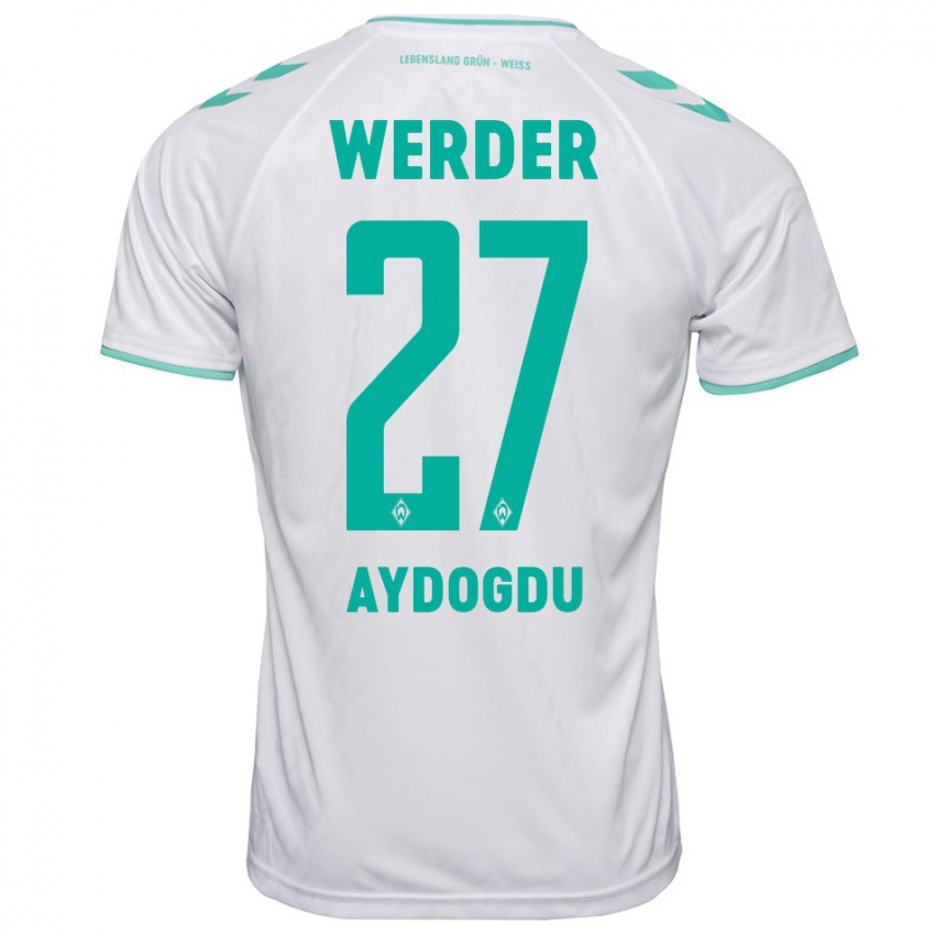 Hombre Camiseta Onur Aydogdu #27 Blanco 2ª Equipación 2023/24 La Camisa