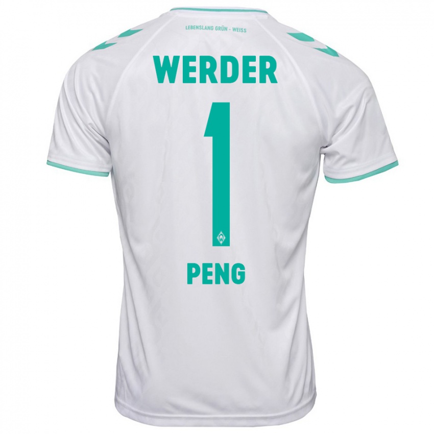 Hombre Camiseta Livia Peng #1 Blanco 2ª Equipación 2023/24 La Camisa