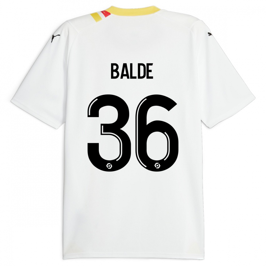 Hombre Camiseta Ibrahima Baldé #36 Negro 2ª Equipación 2023/24 La Camisa