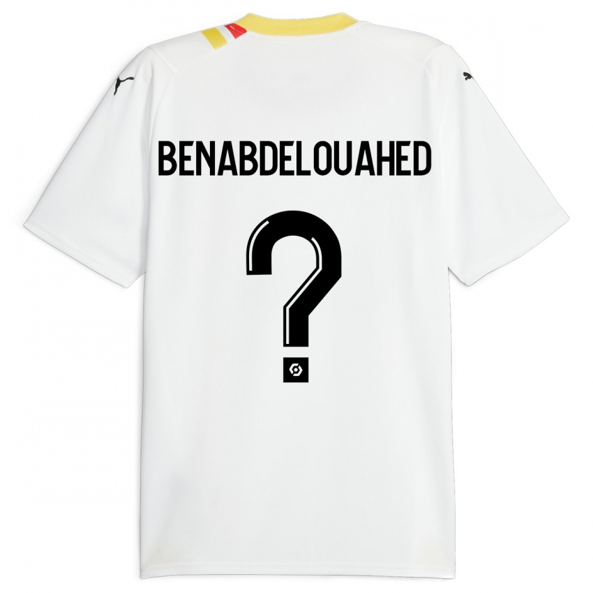 Hombre Camiseta Kaïs Benabdelouahed #0 Negro 2ª Equipación 2023/24 La Camisa