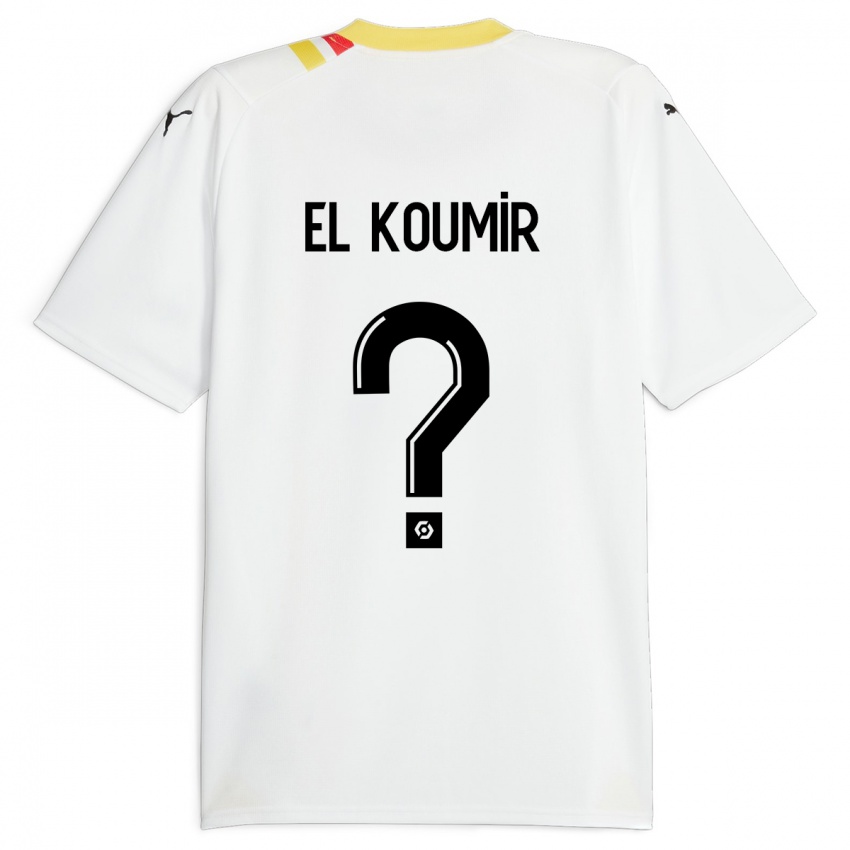 Hombre Camiseta Kaïna El Koumir #0 Negro 2ª Equipación 2023/24 La Camisa