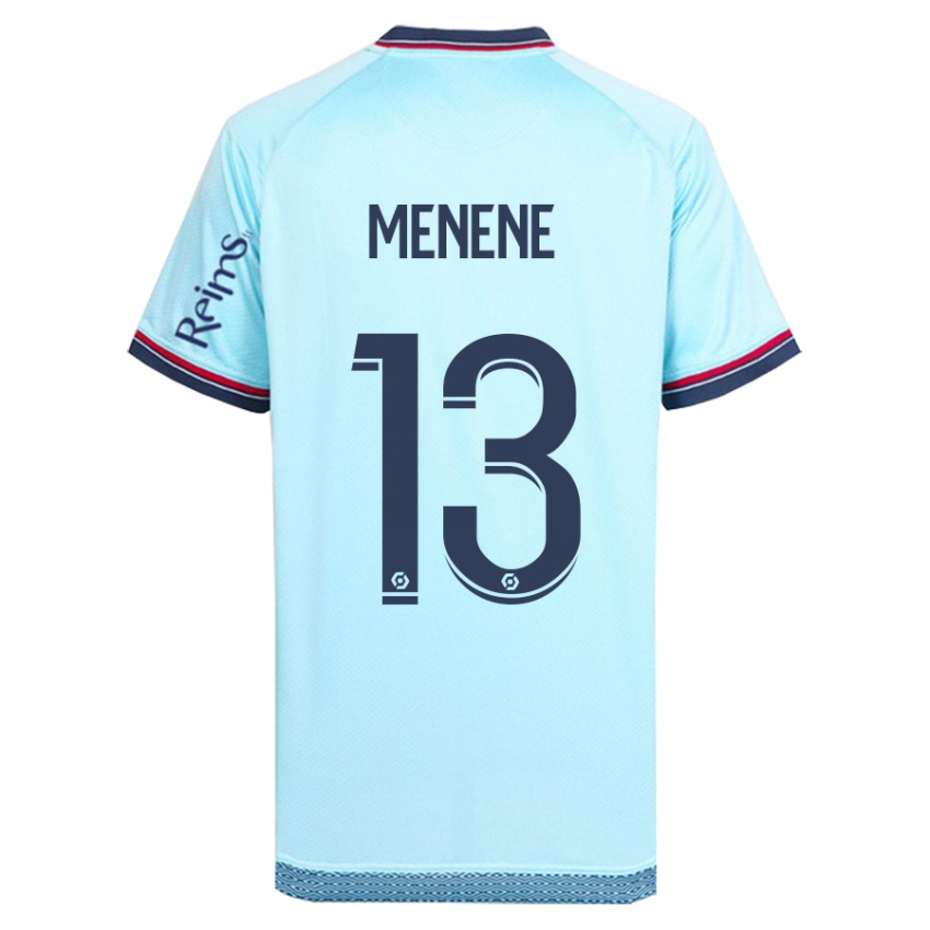 Hombre Camiseta Meyong Menene #13 Cielo Azul 2ª Equipación 2023/24 La Camisa