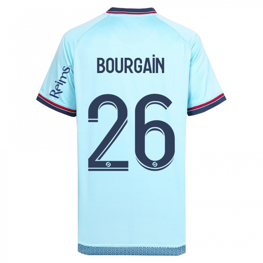 Hombre Camiseta Lea Bourgain #26 Cielo Azul 2ª Equipación 2023/24 La Camisa
