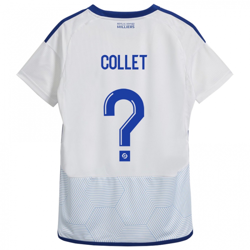 Hombre Camiseta Arthur Tirard Collet #0 Blanco 2ª Equipación 2023/24 La Camisa