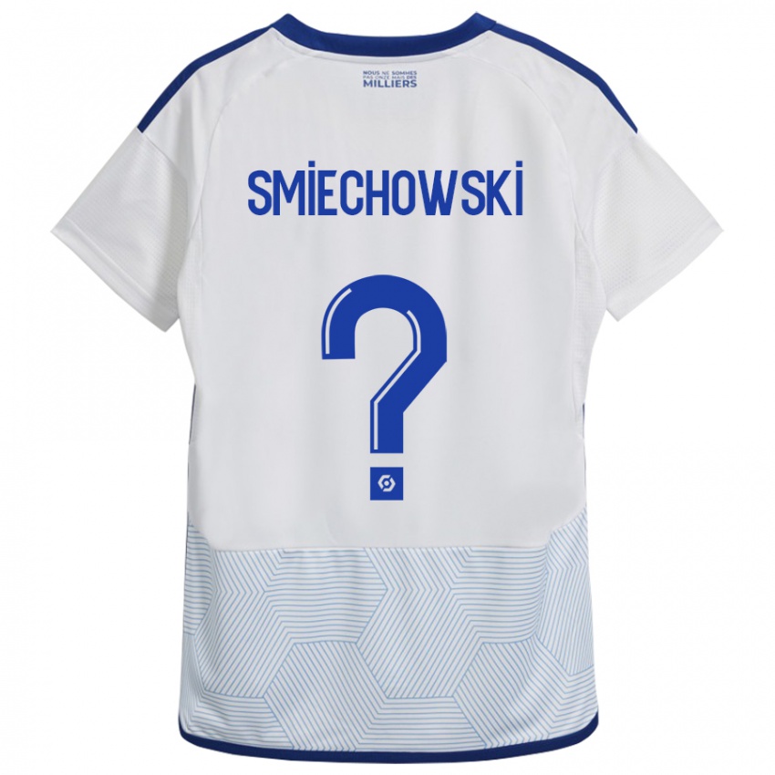 Hombre Camiseta Artur Smiechowski #0 Blanco 2ª Equipación 2023/24 La Camisa