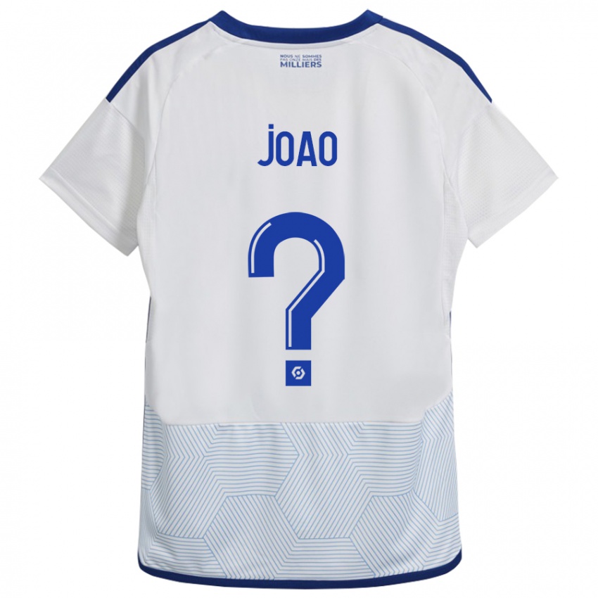 Hombre Camiseta Tchoula Joâo #0 Blanco 2ª Equipación 2023/24 La Camisa
