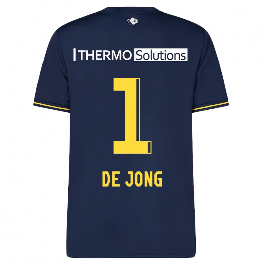 Hombre Camiseta Daniëlle De Jong #1 Armada 2ª Equipación 2023/24 La Camisa