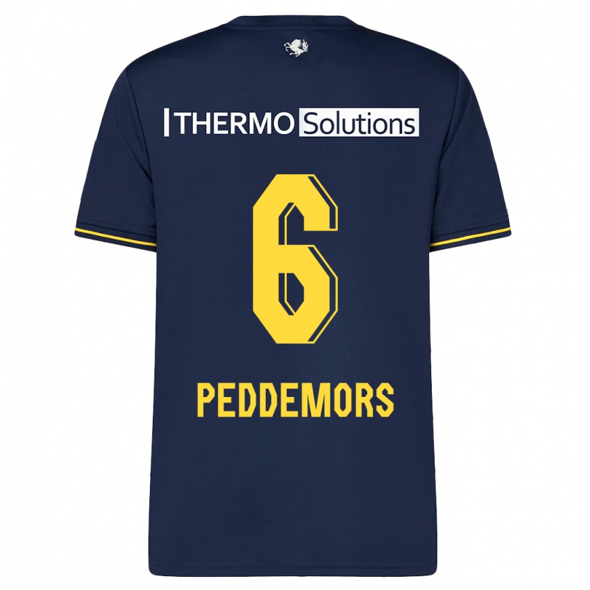 Hombre Camiseta Ella Peddemors #6 Armada 2ª Equipación 2023/24 La Camisa