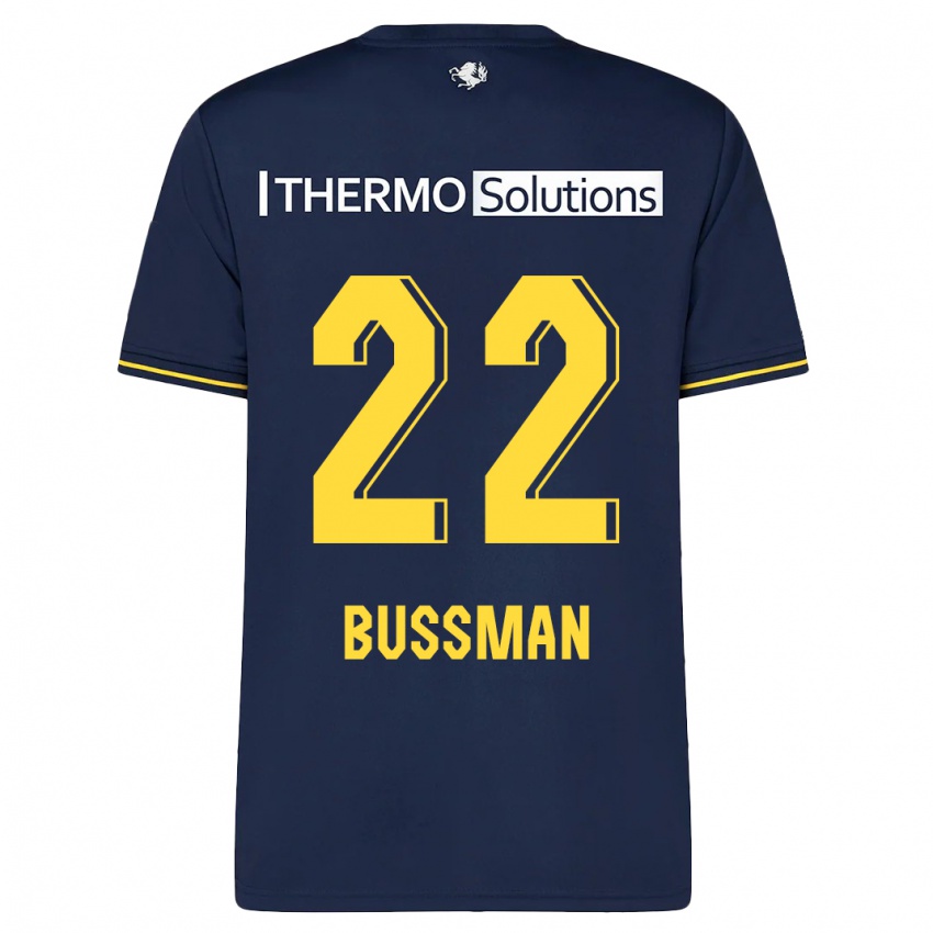 Hombre Camiseta Fiene Bussman #22 Armada 2ª Equipación 2023/24 La Camisa