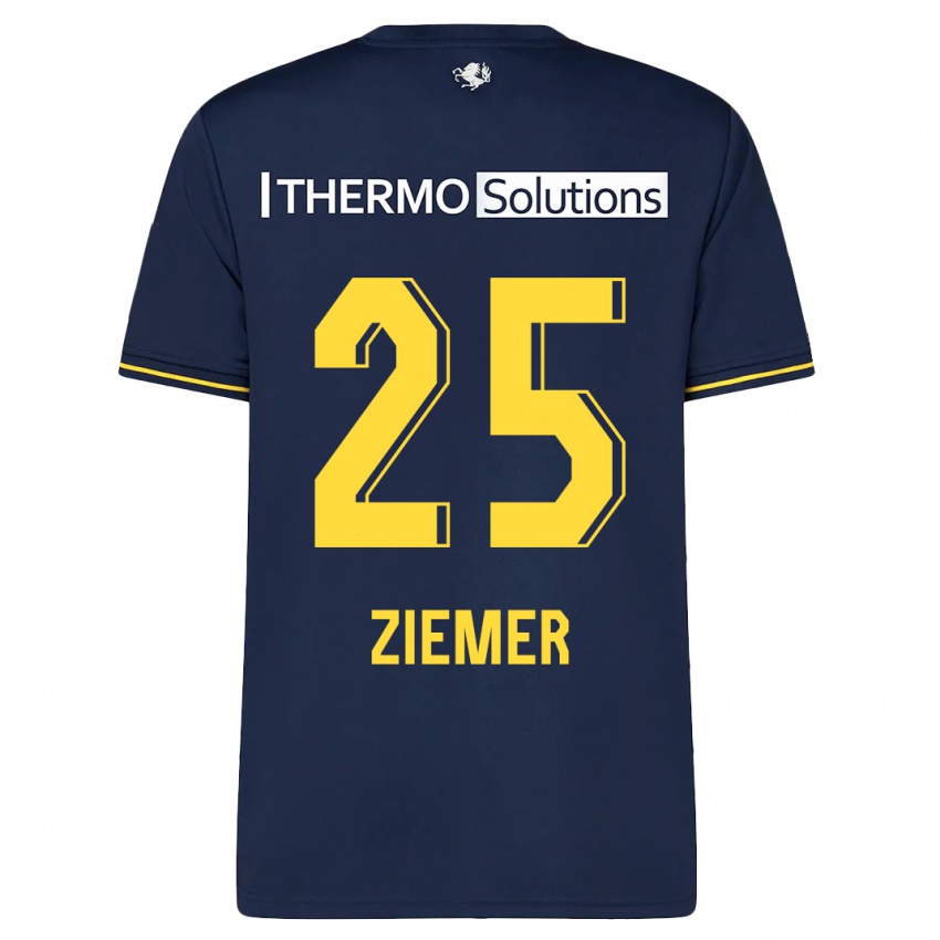 Hombre Camiseta Taylor Ziemer #25 Armada 2ª Equipación 2023/24 La Camisa