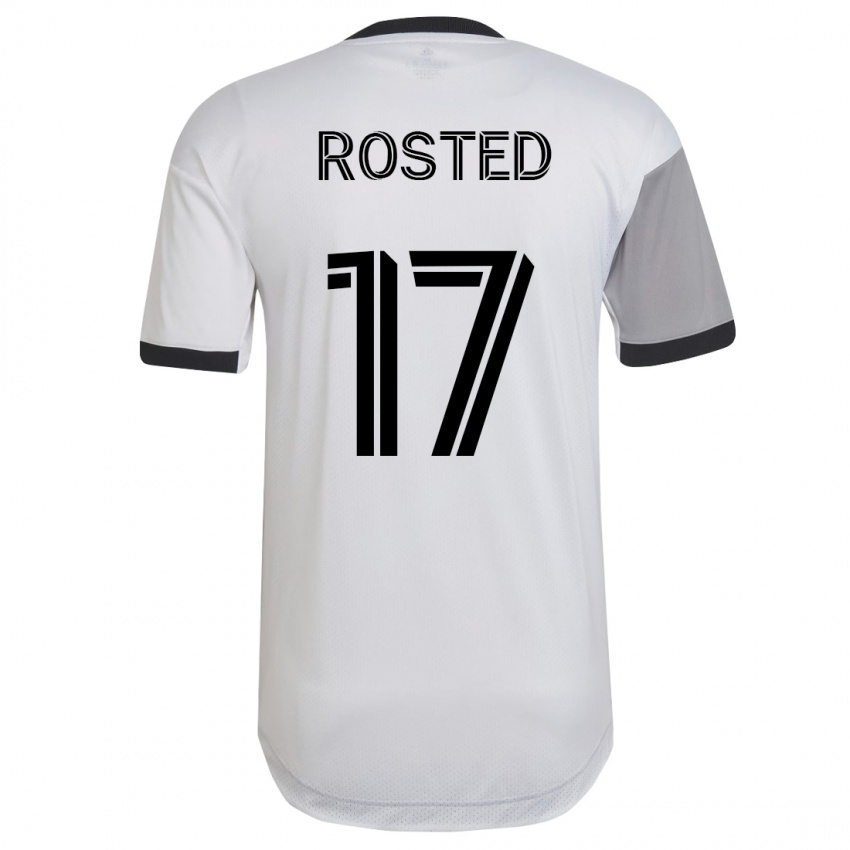 Hombre Camiseta Sigurd Rosted #17 Blanco 2ª Equipación 2023/24 La Camisa