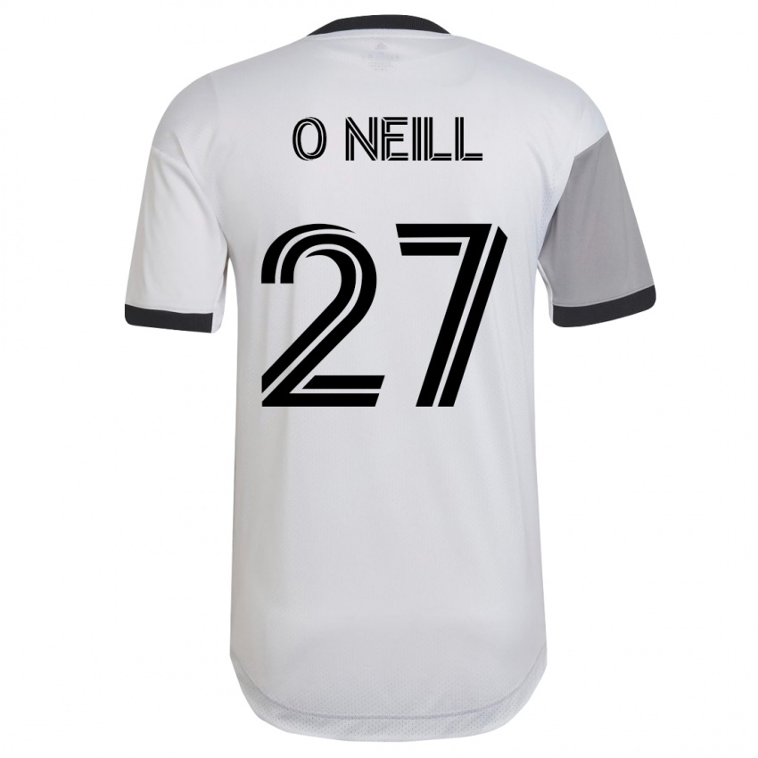 Hombre Camiseta Shane O'neill #27 Blanco 2ª Equipación 2023/24 La Camisa