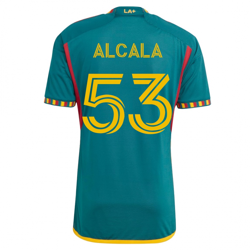 Hombre Camiseta Álex Alcalá #53 Verde 2ª Equipación 2023/24 La Camisa
