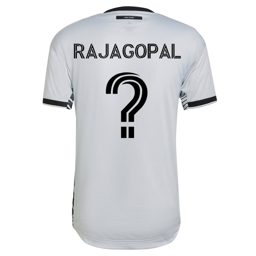 Hombre Camiseta Rohan Rajagopal #0 Blanco 2ª Equipación 2023/24 La Camisa