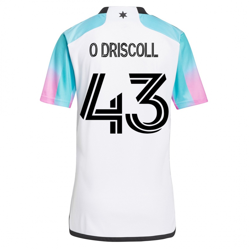 Hombre Camiseta Rory O'driscoll #43 Blanco 2ª Equipación 2023/24 La Camisa
