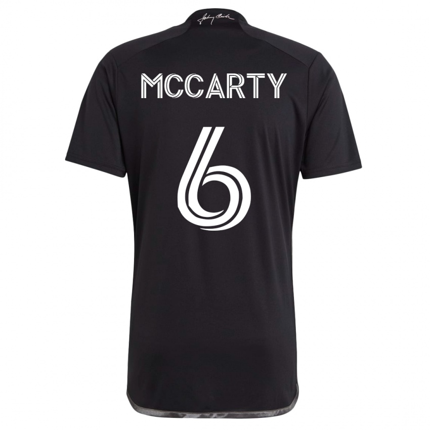 Hombre Camiseta Dax Mccarty #6 Negro 2ª Equipación 2023/24 La Camisa