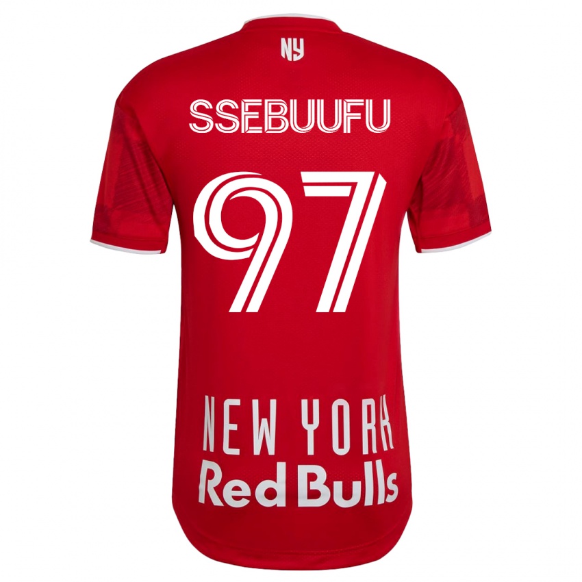 Hombre Camiseta Frank Ssebuufu #97 Beige-Dorado 2ª Equipación 2023/24 La Camisa