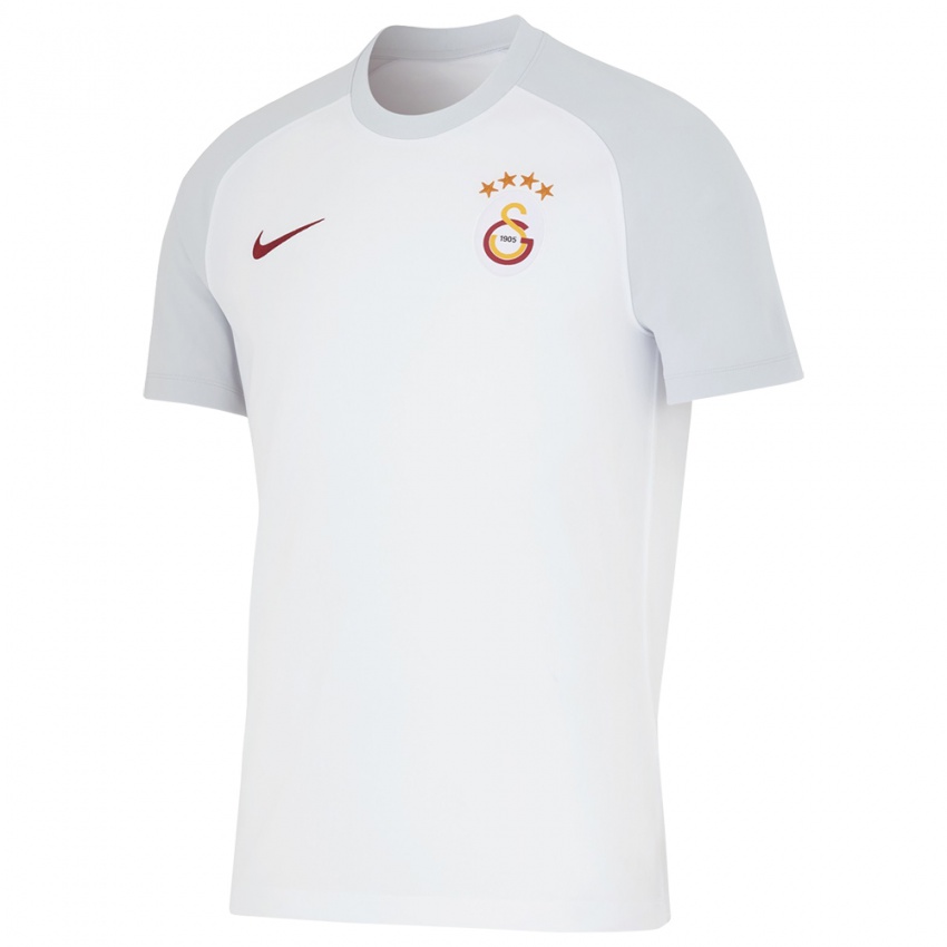 Hombre Camiseta Furkan Koçak #0 Blanco 2ª Equipación 2023/24 La Camisa