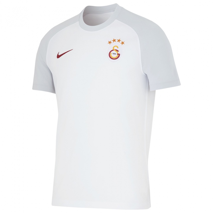 Hombre Camiseta Yiğit Çolak #0 Blanco 2ª Equipación 2023/24 La Camisa