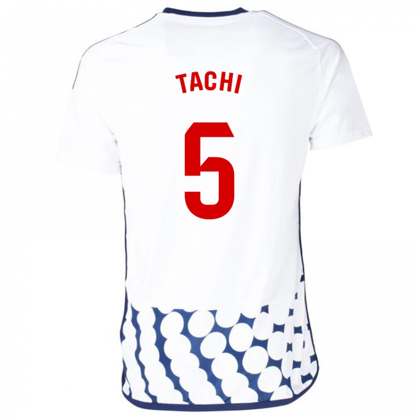 Hombre Camiseta Tachi #5 Blanco 2ª Equipación 2023/24 La Camisa