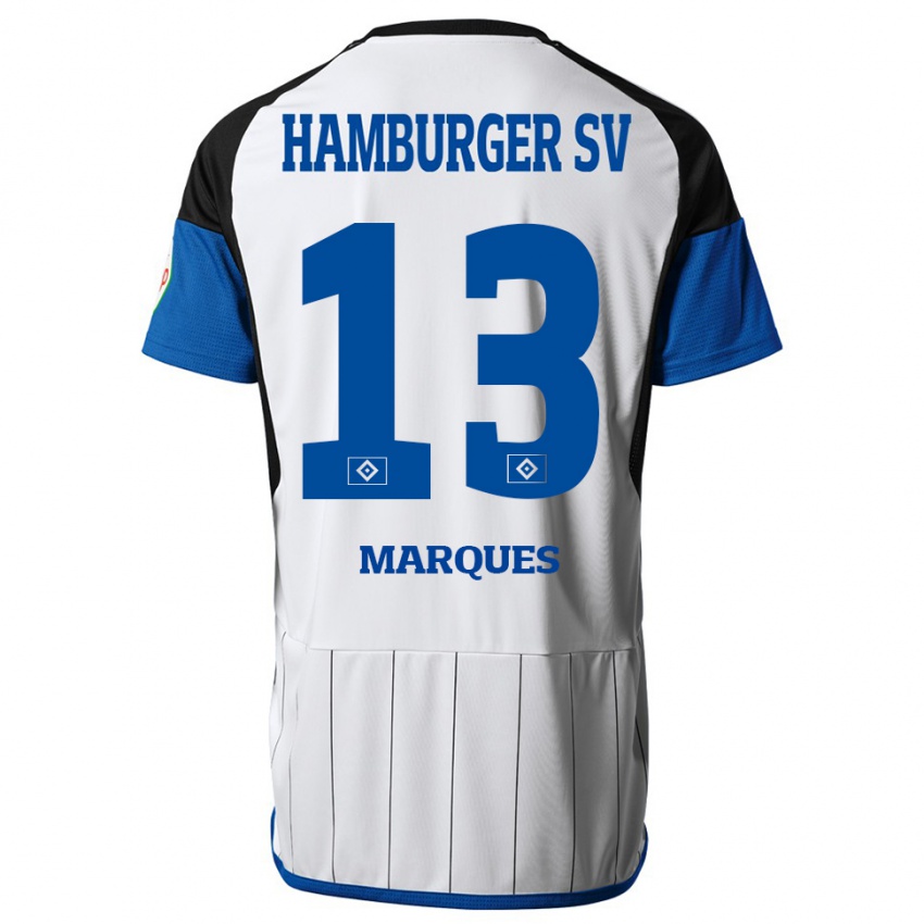 Mujer Camiseta Alex Da Graca Marques #13 Blanco 1ª Equipación 2023/24 La Camisa