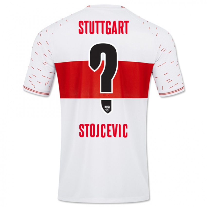 Mujer Camiseta Martin Stojcevic #0 Blanco 1ª Equipación 2023/24 La Camisa