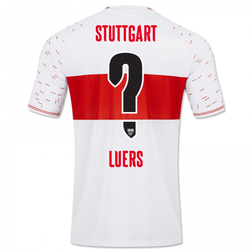 Mujer Camiseta Julian Lüers #0 Blanco 1ª Equipación 2023/24 La Camisa