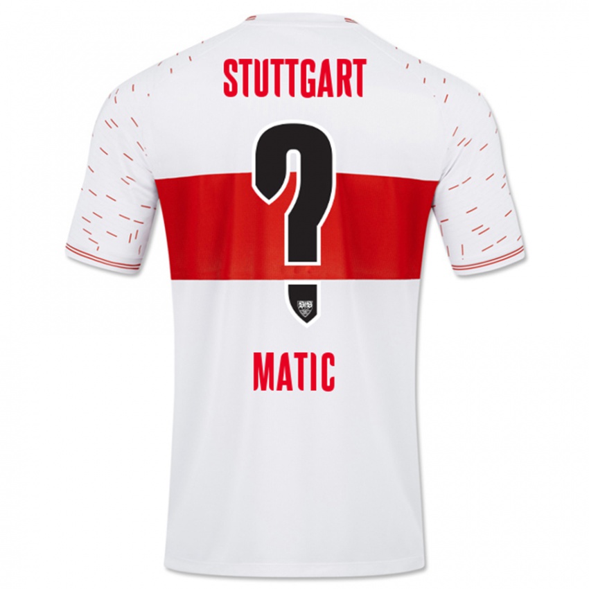 Mujer Camiseta Nikolas Matic #0 Blanco 1ª Equipación 2023/24 La Camisa